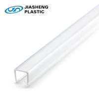 Multifunction durable Transparent shower door seal strip/ Weather PVC plastic profile