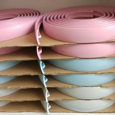 Custom flexible plastic t molding edging profile rubber t molding edging trim