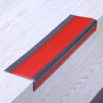 Customized Floor Decoration Rubber Plastic Profile PVC Nose Step