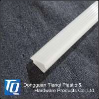 Clear/frosted/color PC/PVC/PE/ABS extrusion profile/cover with special shape