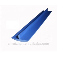 Cheap colorful customized PVC plastic desk t molding profile