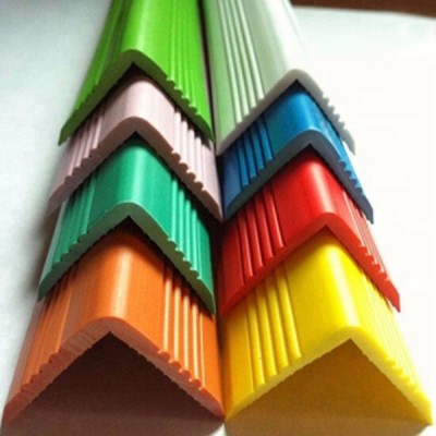 Chinese Manufacturers Soft PVC Plastic Rubber Stair Nosing Edge Protection Trim